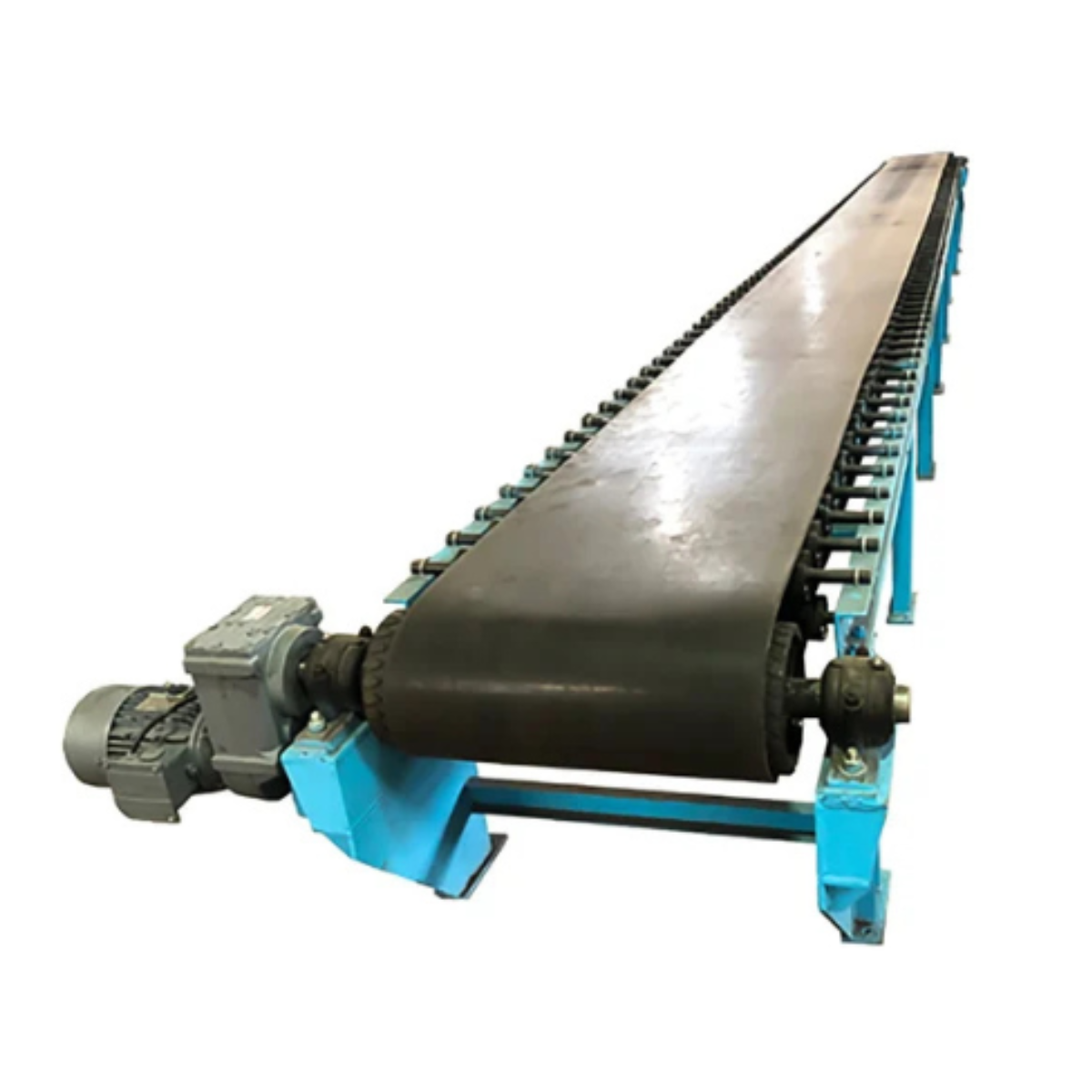 Black Smooth Rubber Conveyor Belt for Logistics